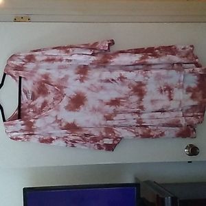 Torrid plus size tye-dye babydoll high low tunic size 5.